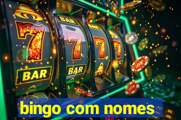 bingo com nomes