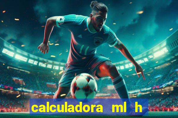 calculadora ml h para mcg kg min